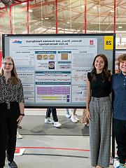 Students presenting their work at the 2024 Celebration of Scholars Poster Exhibitions.